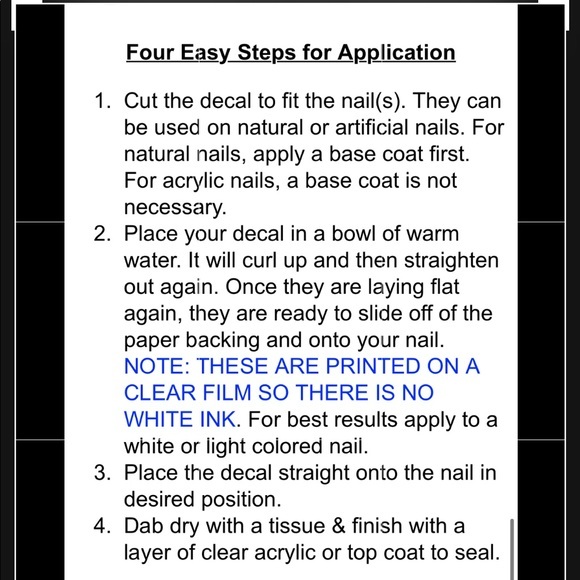 💌BO/GO$6 🏈 Baltimore Ravens Nail Decals - Picture 4 of 4